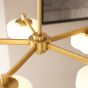 Bossano 5 Pendant Light Brushed Aged Brass