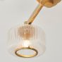 Stamfano Ceiling Light Brushed Aged Brass