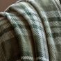 Tartano Sherpa Throw Olive