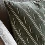 Noano Velvet Cushion Olive (Pair)