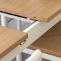 Etaro Ext Dining Table White