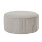 Lily Swivel Ottoman In Oatmeal Twill by Hill Interiors | Style Our Home  