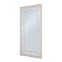 Large Washed Wood Framed Window Mirror