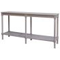 The Serene Rattan Collection Large Console Table by Hill Interiors | Style Our Home  