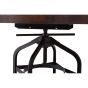 Finlay Walnut And Black Metal Bar Table