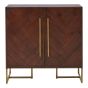 Brandivo Acacia Wood Effect Drinks Cabinet by Prestige Designs | Style Our Home