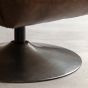 Bristaro Swivel Chair Brown Leather