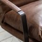 Fabaro Lounger Brown Leather