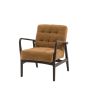 Humberto Armchair Ochre Faux Sheepskin
