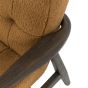 Humberto Armchair Ochre Faux Sheepskin