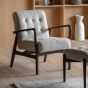 Humberto Armchair Cream Faux Sheepskin by Gallery Living | Style Our Home