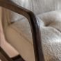 Humberto Armchair Cream Faux Sheepskin