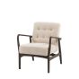 Humberto Armchair Cream Faux Sheepskin