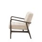 Humberto Armchair Cream Faux Sheepskin