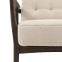 Humberto Armchair Cream Faux Sheepskin