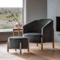 Tindaro Armchair Alaska Graphite
