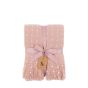 Dottiano Faux Mohair Throw Rose Pink by Gallary Living | Style Our Home