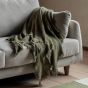 Softano Touch Waffle Throw Olive by Gallary Living | Style Our Home