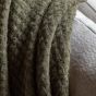 Softano Touch Waffle Throw Olive