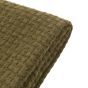Softano Touch Waffle Throw Olive