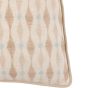 Sierrano Ikat Emb Cushion Natural (Pair)