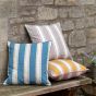 Calivano Cushion Blue,Ochre (Pair)