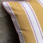 Calivano Stripe Cushion Ochre,Pink (Pair)
