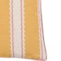 Calivano Stripe Cushion Ochre,Pink (Pair)