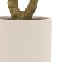 Faux Olivano Tree in White Pot
