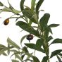 Faux Olivano Tree in White Pot