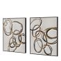 Boldano as Gold Framed Canvas Set of 2 by Gallery Living | Style Our Home