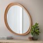 Copenano Pebble Mirror Oak by Gallery Living | Style Our Home