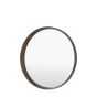 Helsano Round Mirror Walnut by Gallery Living | Style Our Home