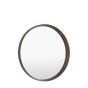 Helsano Round Mirror Walnut by Gallery Living | Style Our Home