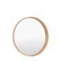 Helsano Round Mirror Oak by Gallery Living | Style Our Home