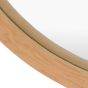 Helsano Round Mirror Oak