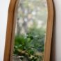Helsano Arch Leaner Mirror Oak