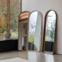 Helsano Arch Leaner Mirror Oak
