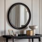 Pisano Round Mirror Black by Gallery Living | Style Our Home