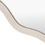 Monano Wave Round Mirror Smoke