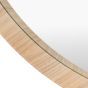 Cedano Round Mirror Oak