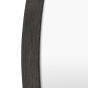 Tokano Round Mirror Black
