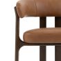 Ondaro Dining Chair Brown Leather