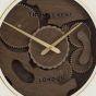 Coggano Wall Clock Dark Walnut