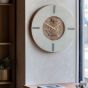 Coggano Wall Clock Oak by Gallery Living | Style Our Home