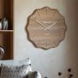 Harano Wall Clock Light Cedar by Gallery Living | Style Our Home