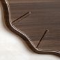 Harano Wall Clock Dark Cedar by Gallery Living | Style Our Home