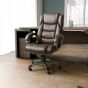 Bellaton Regent Executive Leather Faced Brown Office Chair by Shankar | Style Our Home