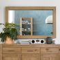 Turin Light Oak Wall Mirror - Style our Home