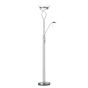 Monacano Floor Lamp Satin Chrome by Gallary Living | Style Our Home